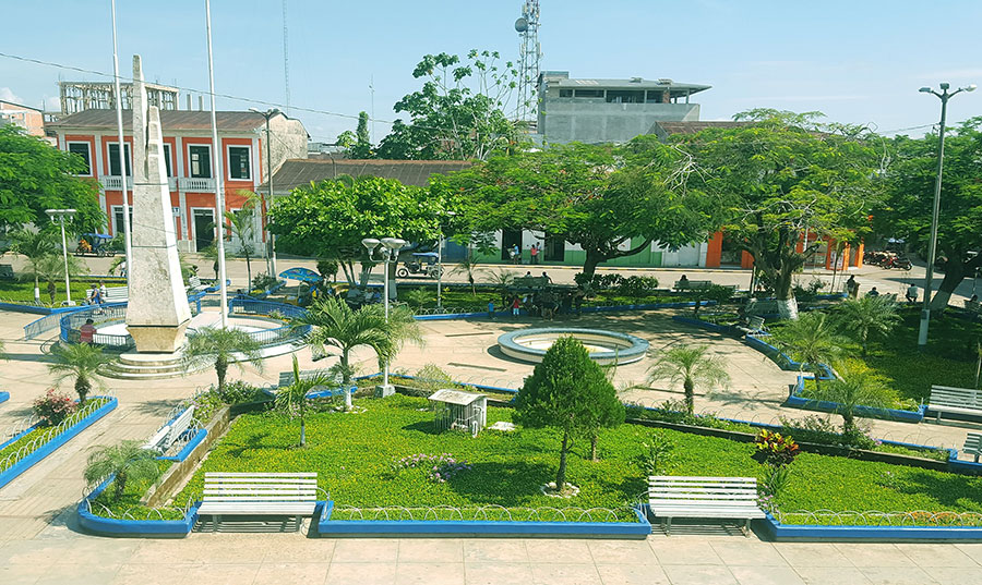 Plaza de armas de Yurimaguas
